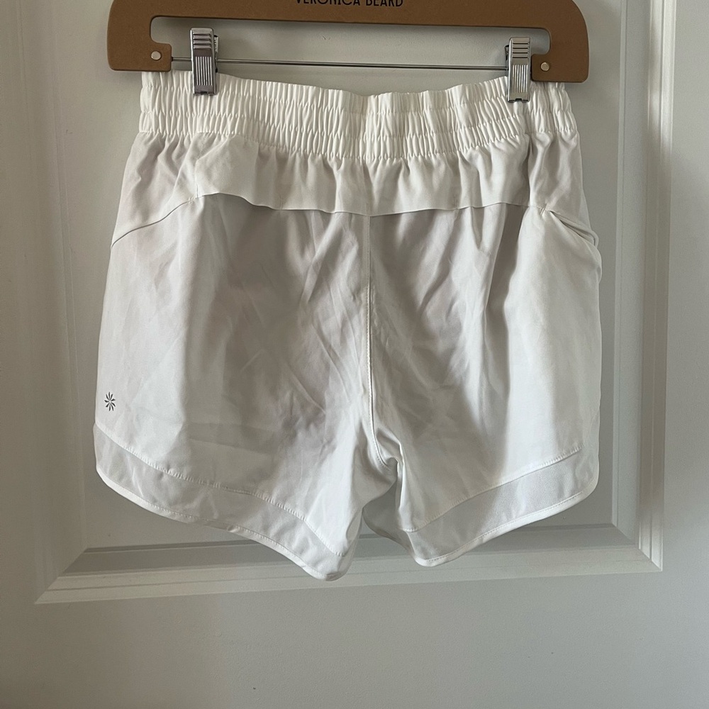 Athleta Mesh Racer Run Mid Rise 4” Short- Small - Picture 8 of 8